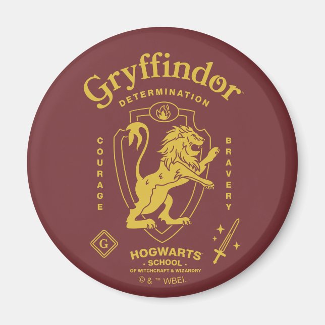 GRYFFINDOR™ Utslutelse Mod Mod Crest Magnet (Framsidan)