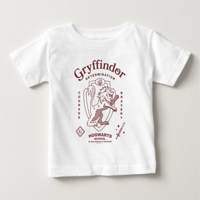 GRYFFINDOR™ Utslutelse Mod Mod Crest T Shirt (Framsida)