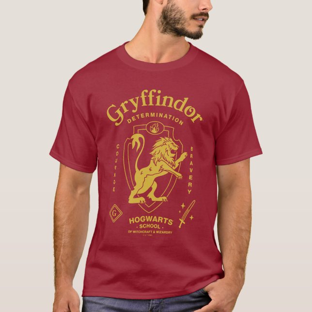 GRYFFINDOR™ Utslutelse Mod Mod Crest T Shirt (Framsida)