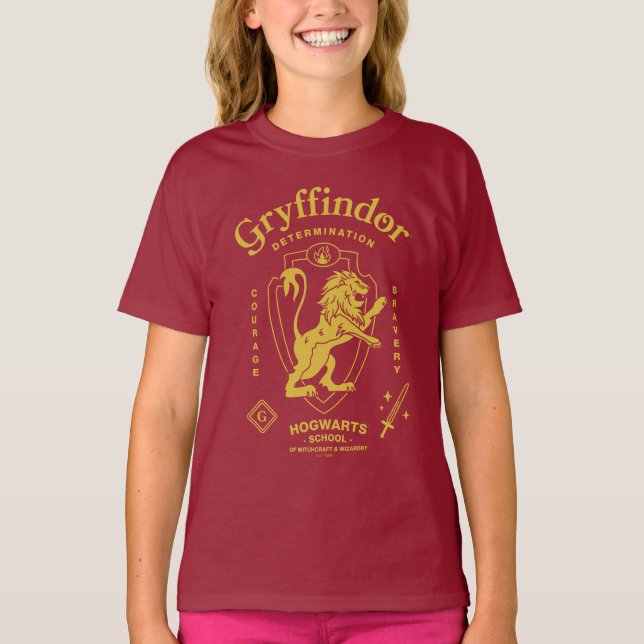 GRYFFINDOR™ Utslutelse Mod Mod Crest T Shirt (Framsida)