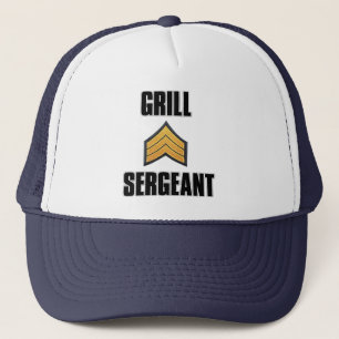 Gryl sergeant-grillning-cookout keps