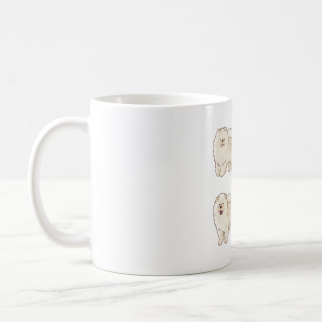 Grym chow-magi kaffemugg (Vänster)
