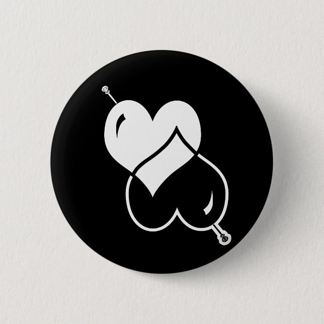 Grym KÄRLEK knäppas Knapp (Framsida)