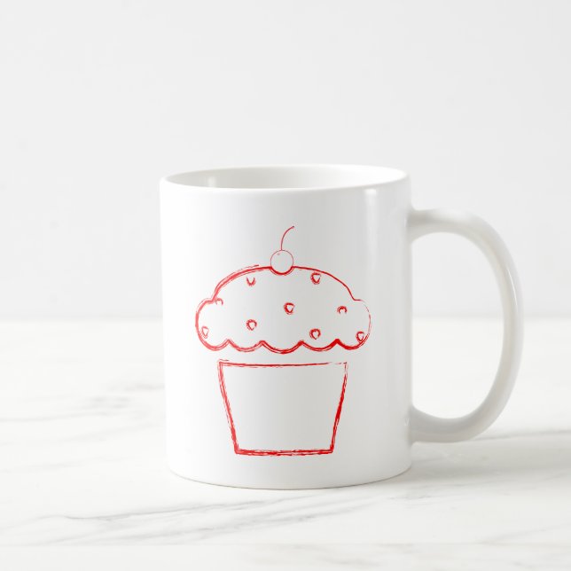 grym körsbärskaka kaffemugg (Höger)