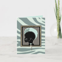 Grym, mynta gröntar och svart zebra tryck