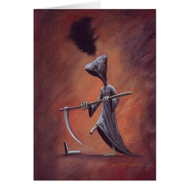 Grym Reaper Hälsningskort (Framsidan)