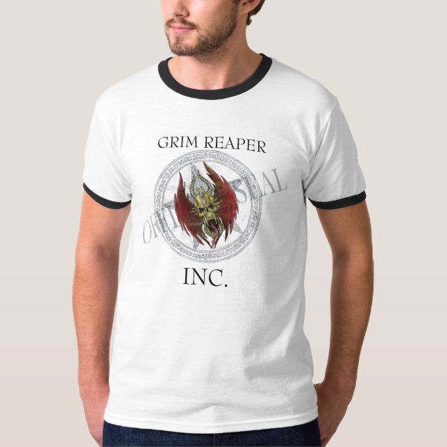 GRYM REAPER, INC. T-SHIRT (Framsida)