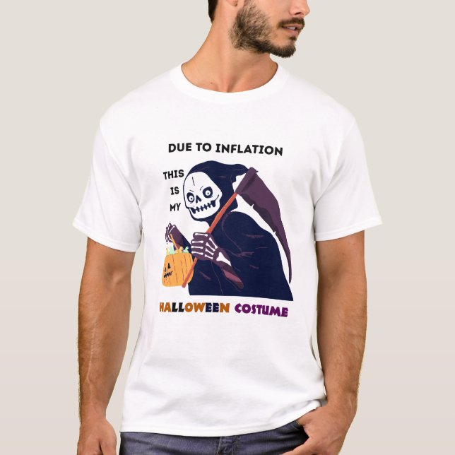 Grym-reaper t-shirdeing med struktur. t shirt (Framsida)