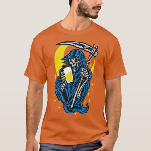 Grym Reaper with Beer T Shirt
