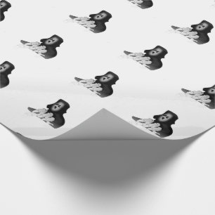 Grym Reaperdödgåva som slår in papper Presentpapper