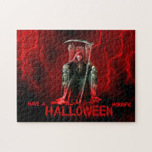 Grym ReaperHalloween hälsning Pussel