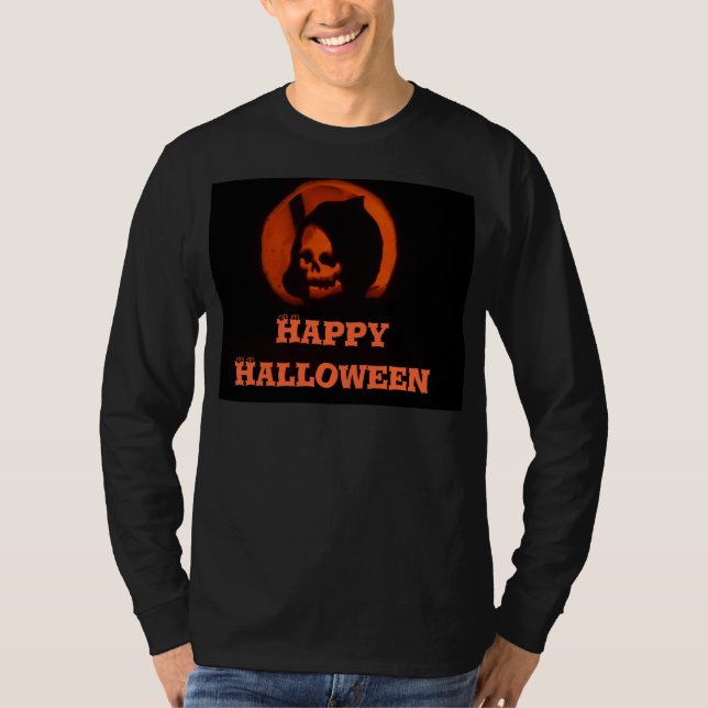 Grym Reaperskjorta för happy halloween Tee Shirt (Framsida)