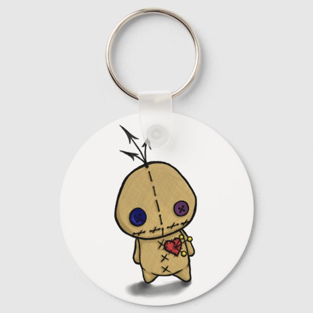 Grym Voodoo Doll Keychain Nyckelring (Framsida)