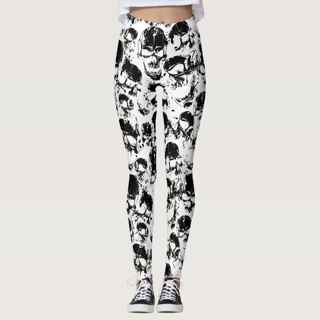 grymma döskallar leggings (Framsida)
