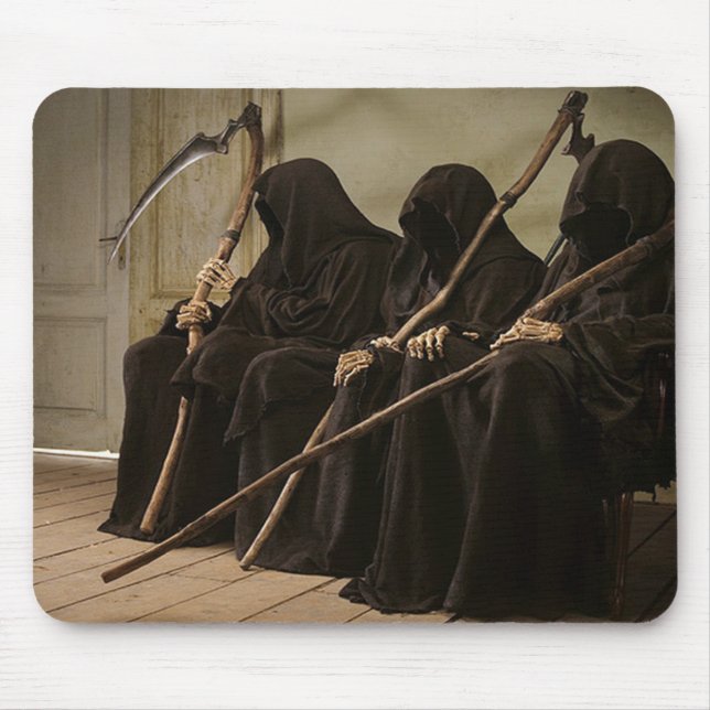 Grymma Reapers som väntar dig Musmatta (Framsidan)