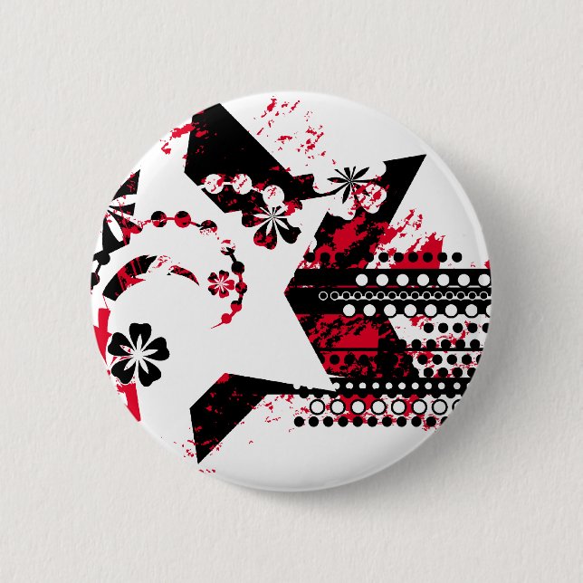 grymma stjärnor knapp (Framsida)