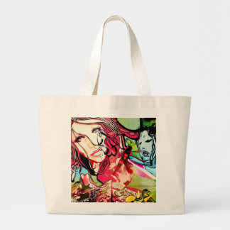 Grymt experiment, handväska jumbo tygkasse