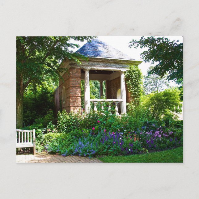 Grymt Gazebo Garden Postcard Vykort (Framsida)