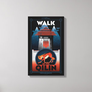 Grymt över Qilin Mountain-grafiken Canvastryck