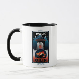 Grymt över Qilin Mountain-grafiken Mugg