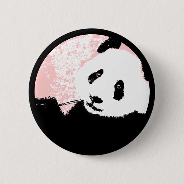 Grymt panda. knapp (Framsida)
