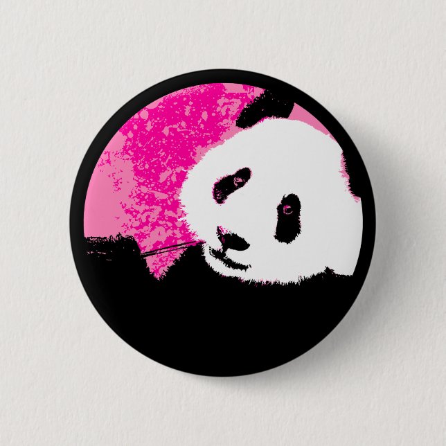 Grymt panda. knapp (Framsida)