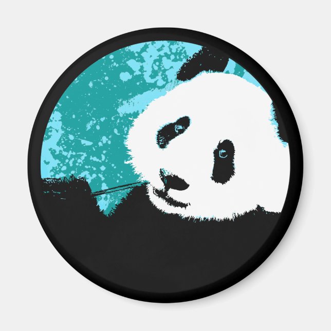 Grymt panda. magnet (Framsidan)