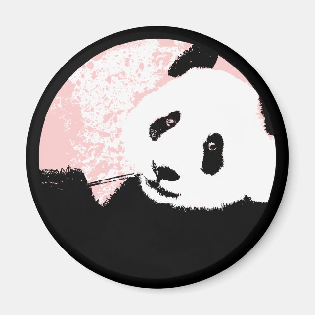 Grymt panda. magnet (Framsidan)