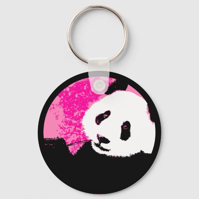 Grymt panda. nyckelring (Framsida)