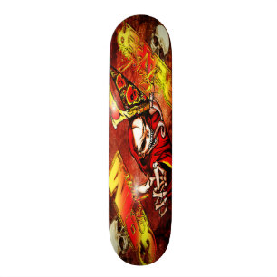 Grymt Reaperskridskodäck Mini Skateboard Bräda 18,7 Cm