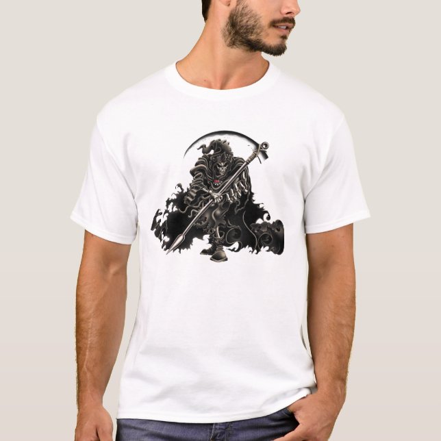 Grymt Reapersvartmoln Tee Shirt (Framsida)