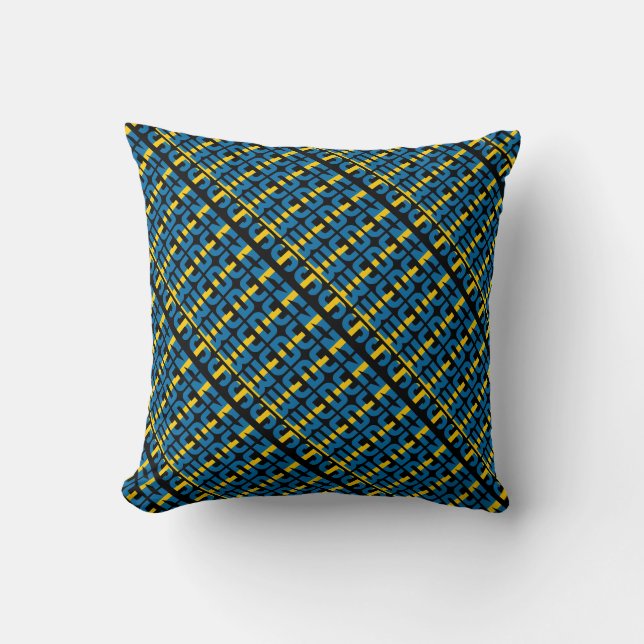 Grymt Sverige Flagga Kudde (Framsida)
