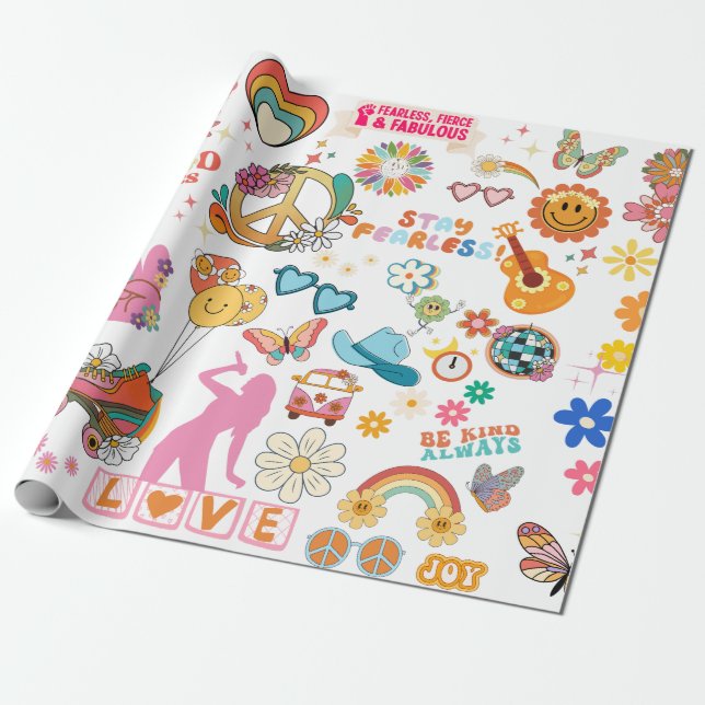 GRYMT SWIFT-STIL DEKOR   PRESENTPAPPER (Utrullad)