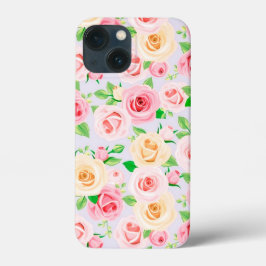 Grymt vit rosa ros Fodral-Mate iphone case