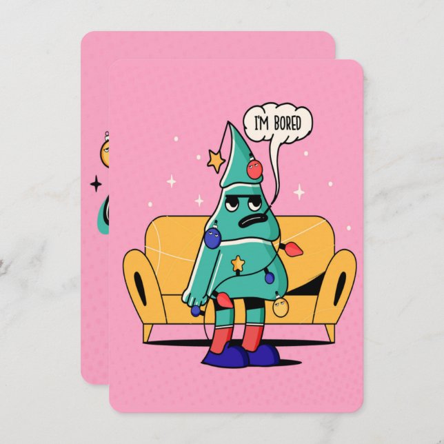 GRYNIG JUL ILLUSTRATION DESIGN JULKORT (Fram/baksida)