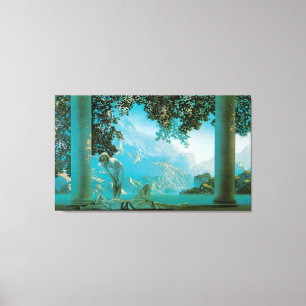 Gryning 1922, Maxfield Parrish Canvastryck