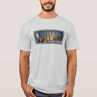 Gryning av ny hoppservicemanar en utslagsplats för tee shirt