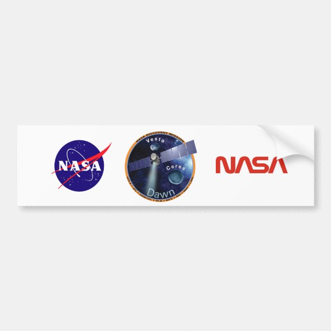 GRYNING - en NASA-upptäcktbeskickning Bildekal (Framsidan)