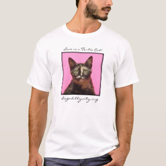 Gryning - kärlek är en Tortie T-tröja Tee