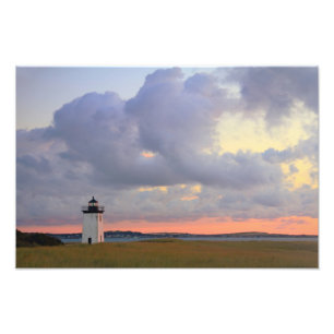Gryning på Long pekar fyren, Provincetown MORSOR Fototryck