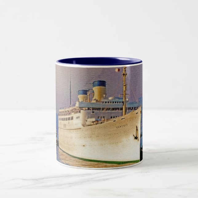 Gryningankomst Två-Tonad Mugg (Center)