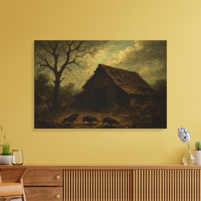 Gryningslöftet: Motståndskraft på gränsen Canvastryck (Insitu (Vardagsrum))