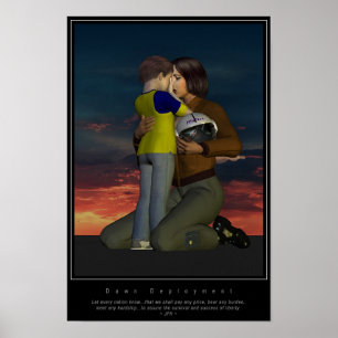 Gryningutplacering Poster