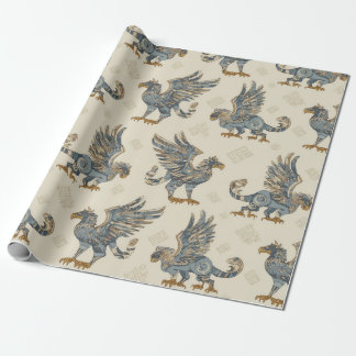Gryphon Hieroglyfer Inpackningspapper Presentpapper