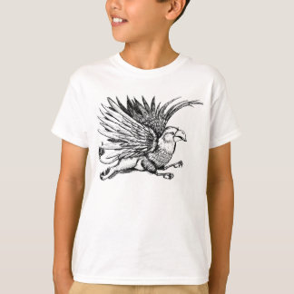Gryphon under flykt t shirt