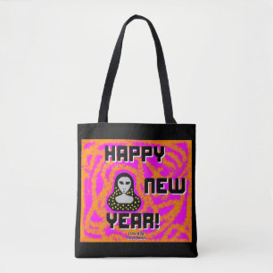 Grys nyår Önskemål Tote Bag Tygkasse