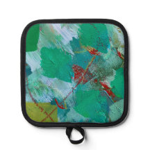 Grytlapp i marmordesign