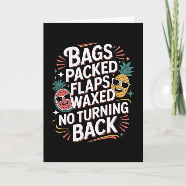 Gs Packade Flaps Vaxade Ingen Svängning Ck - 1  Kort (Framsida)