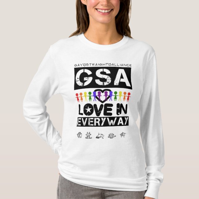 GSA-Hoodie Tröja (Framsida)
