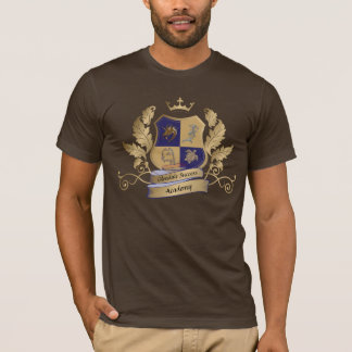 GSA-husvapensköld inget vingarblåttguld T-shirt